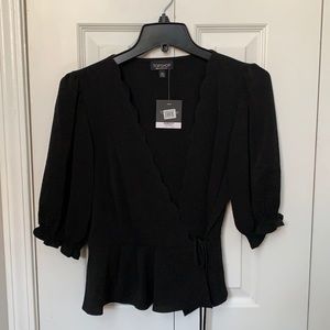 Black Topshop Blouse